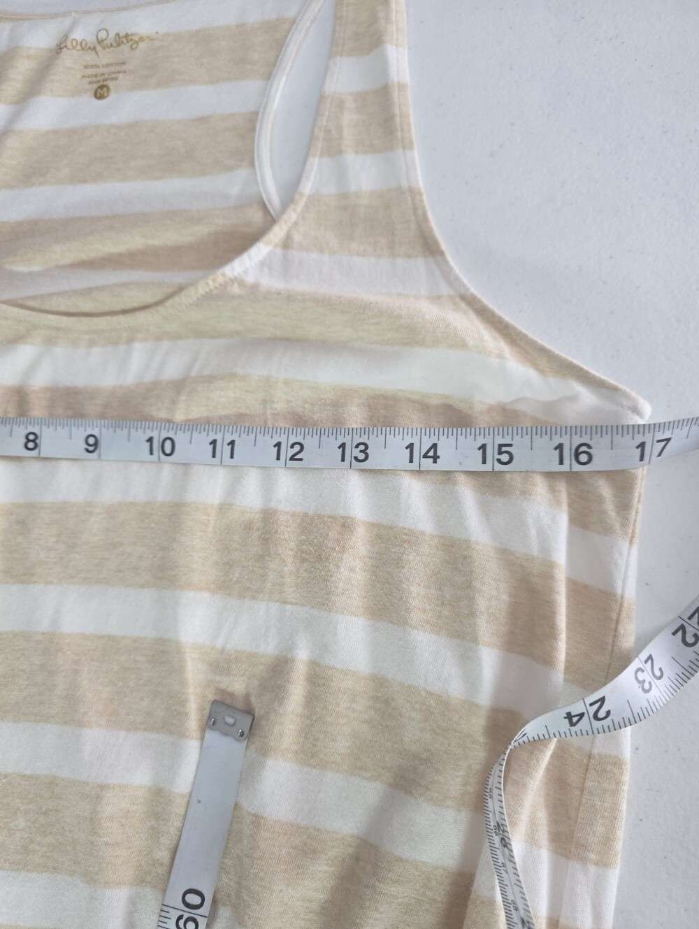 Lilly Pulitzer Striped Sleeveless Drop Waist Dress Medium Pink Beige - Picture 5 of 9